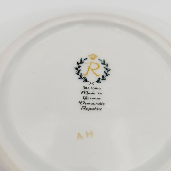 Reichenbach Vtg Porcelain Handled Serving Bowl/Plate German Democratic Republic - Picture 6 of 10